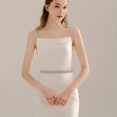 Rhinestone Bridal Girdle - Wedding Dress Belt Accessory