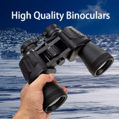 10x50mm HD Binoculars with Smartphone Adapter Large 50mm Objective Lens
