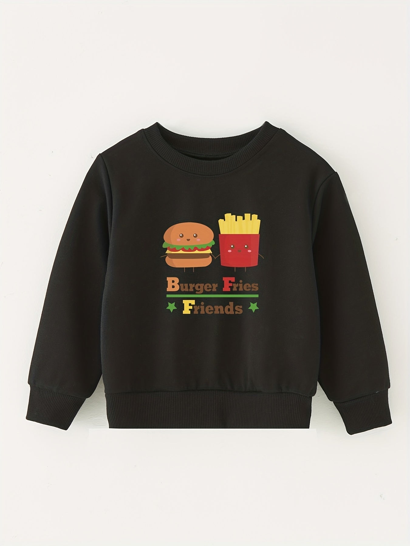 Alphabet Cartoon Graphic Children's Sweatshirt
