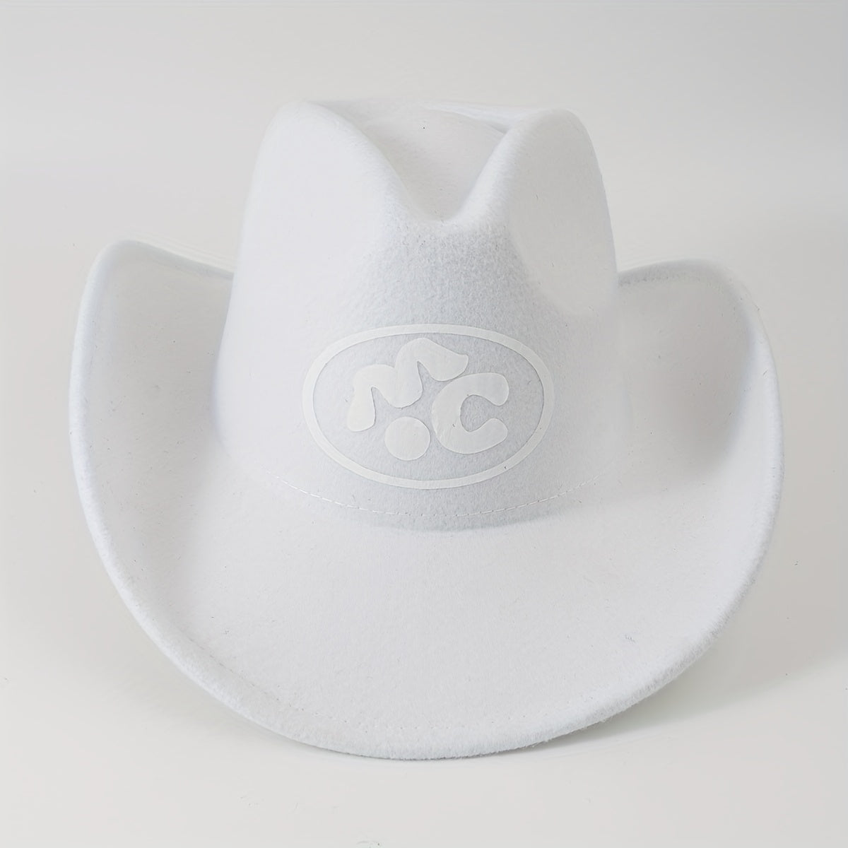 Western Cowboy Hat Y2K Solid Jazz Fedora Cap Rolled Brim Cowgirl Sun Hats