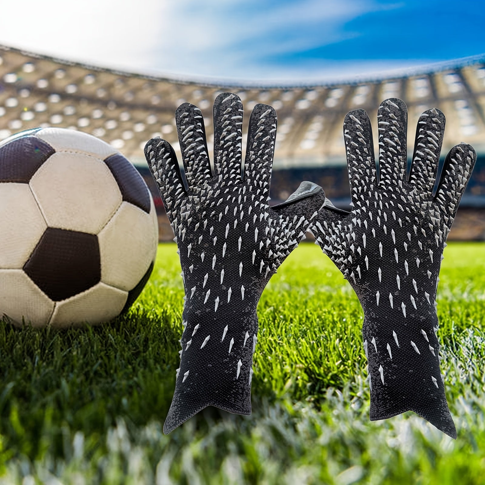 Pro Soccer Goalkeeper Gloves Comfortable Anti-slip Durable Protective Gloves