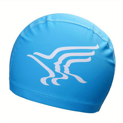 Adults PU Fabric Swim Cap High Elasticity Comfortable Swim Hats