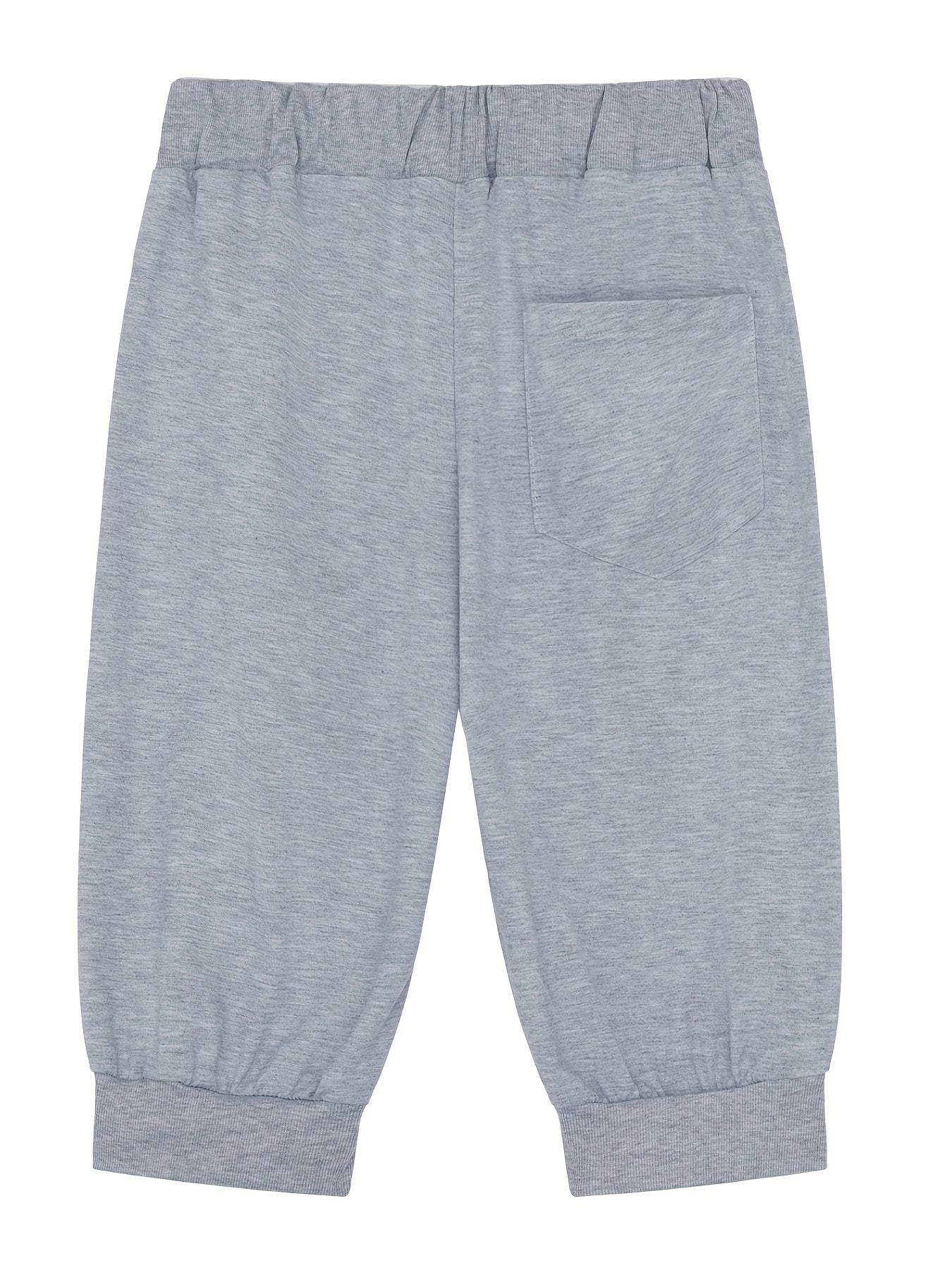 Men's Solid Comfy Stretch Shorts with Elastic Waist - Summer Casual Wear