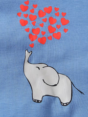 Baby Boys Elephant Block Romper Long Sleeve Creeper Onesie