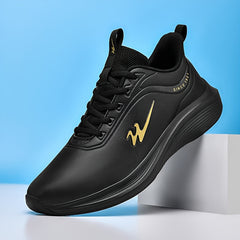 Men's Running Shoes Non Slip Lace Up Soft Sole Sneakers