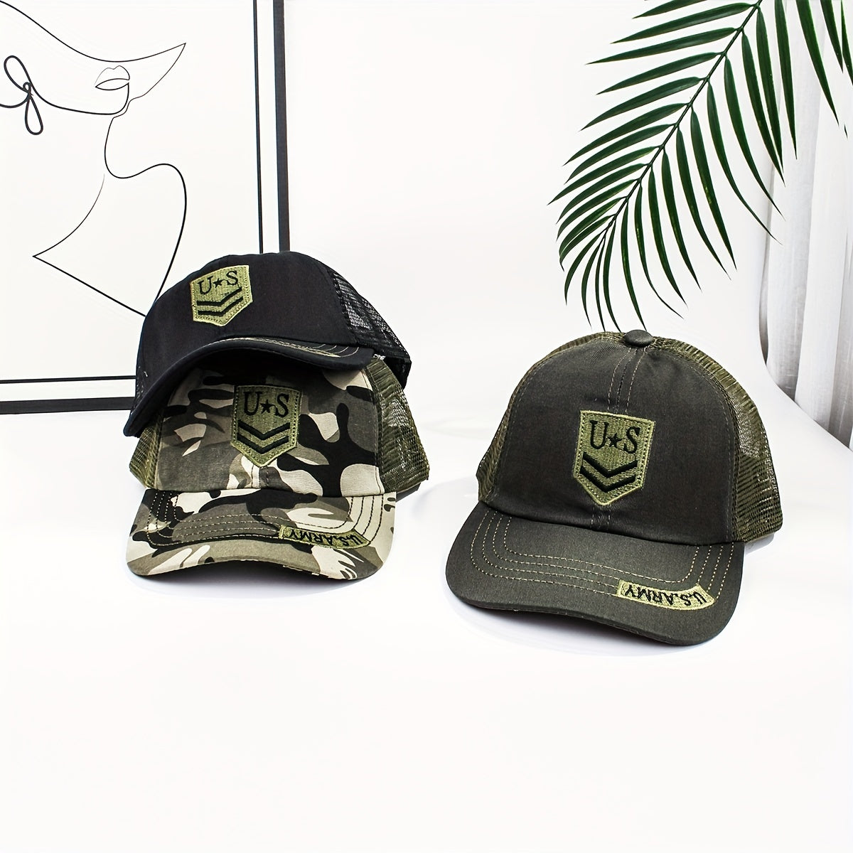 Fashionable Camouflage Mesh Breathable Baseball Cap