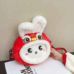 Chinese Year Shoulder Bag Kids Boys Girls Kindergarten Toddler Messenger Bag