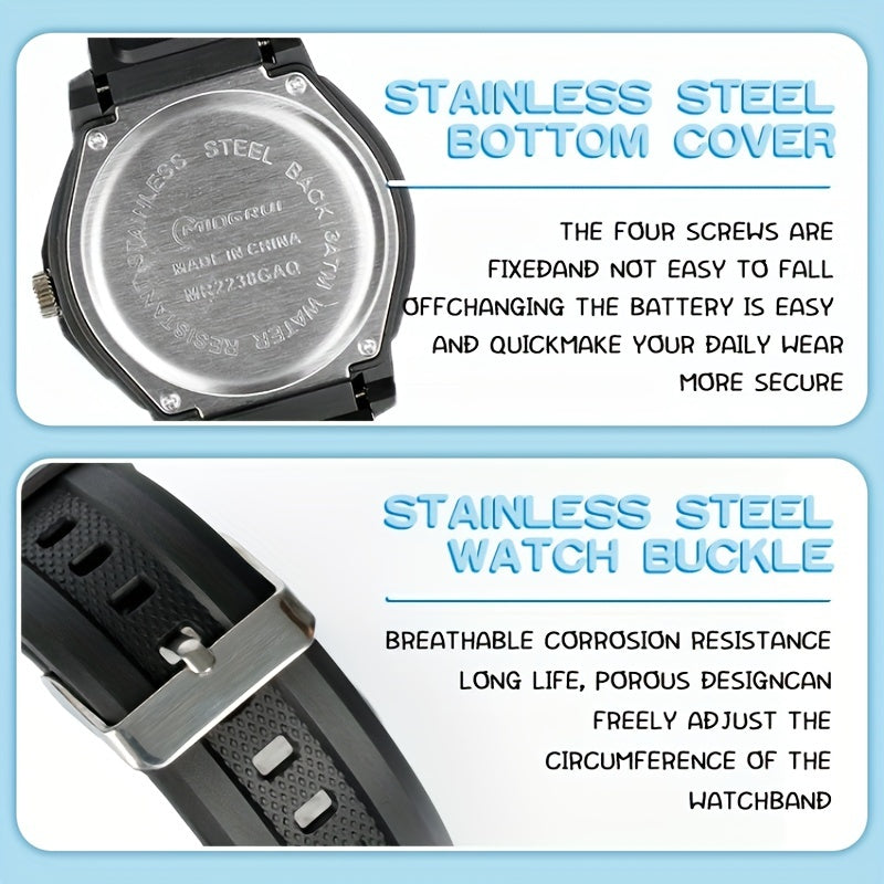 Student Analog Pointer Quartz Watch Digital Watch