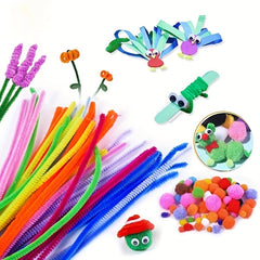 DIY Children's Toys Set Craft Art Decoration Twisted Stick