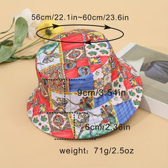 Boho Print Reversible Bucket Hat Classic
