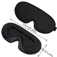3D Contoured Blockout Light Eye Mask Adjustable Strap for Sleeping Travel Nap