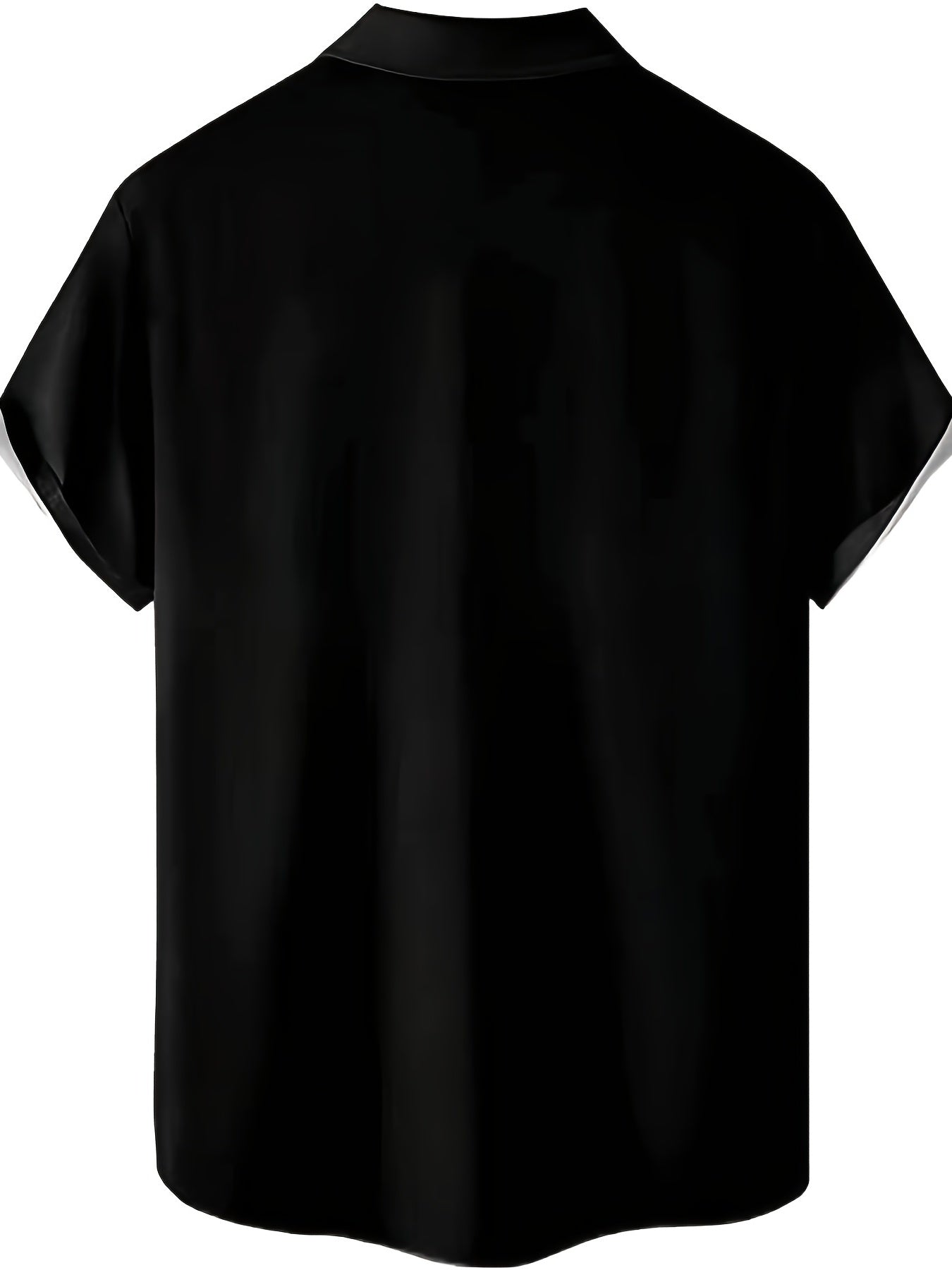 Stripe Print Men's Short Sleeve Shirt