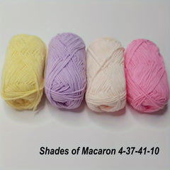 4pcs Milk Cotton Yarn DIY Candy Creative Doll Crochet Chunky Thick Soft Yarn