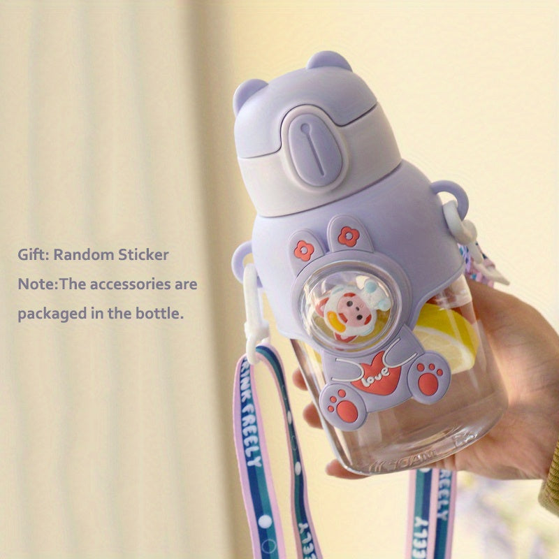 Fun Cartoon Straw Cup for Summer Outings