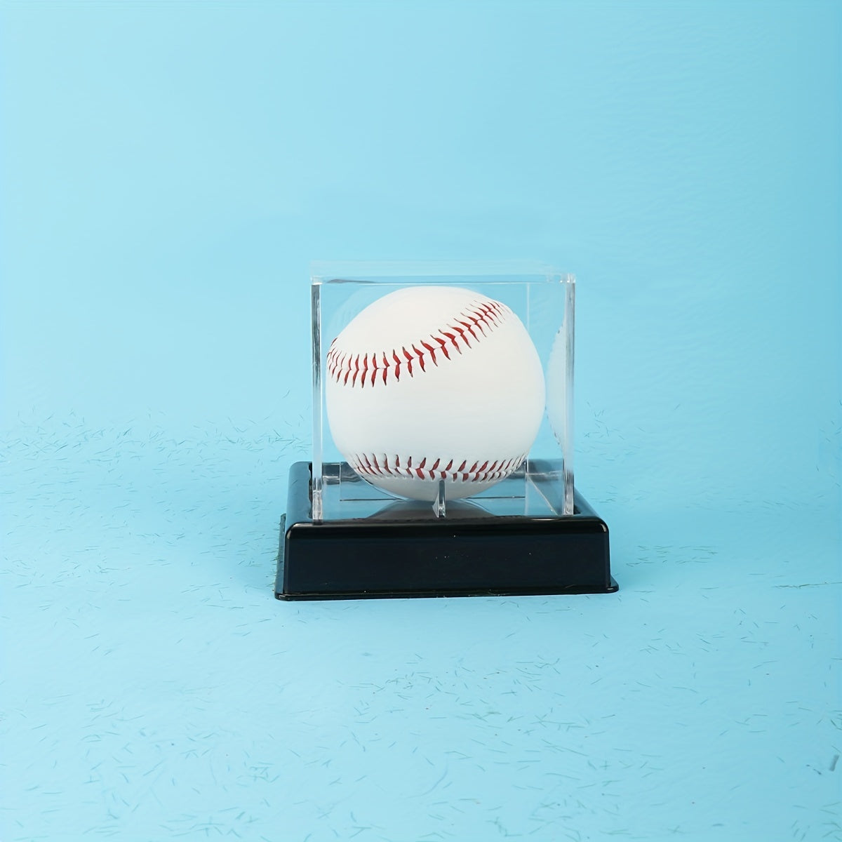Baseball Display Case Glass Ball Collection Box Baseball Holder
