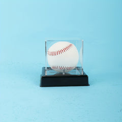 Baseball Display Case Glass Ball Collection Box Baseball Holder