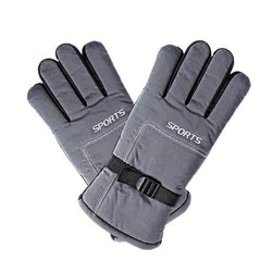 Winter Fleece Lined Warm Gloves Anti Slip Waterproof Thermal Touch Screen Gloves