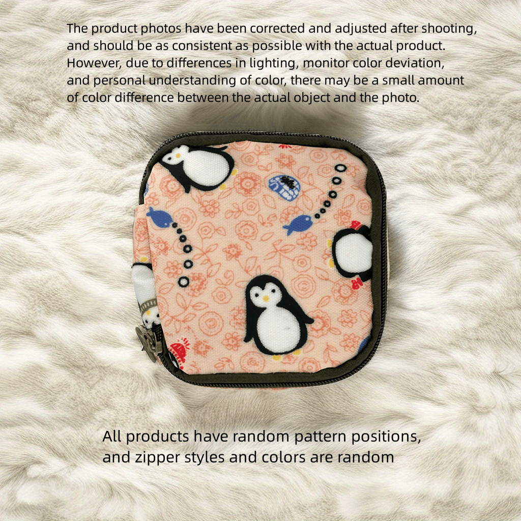 Sanitary Napkin Storage Bag for Menstrual Cup and Pads