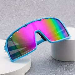 Men's Colorful Cycling Glasses Full Frame Sunglasses