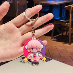 Cartoon Character Charm Keychain Car Keychain Pendant Gift For Girls