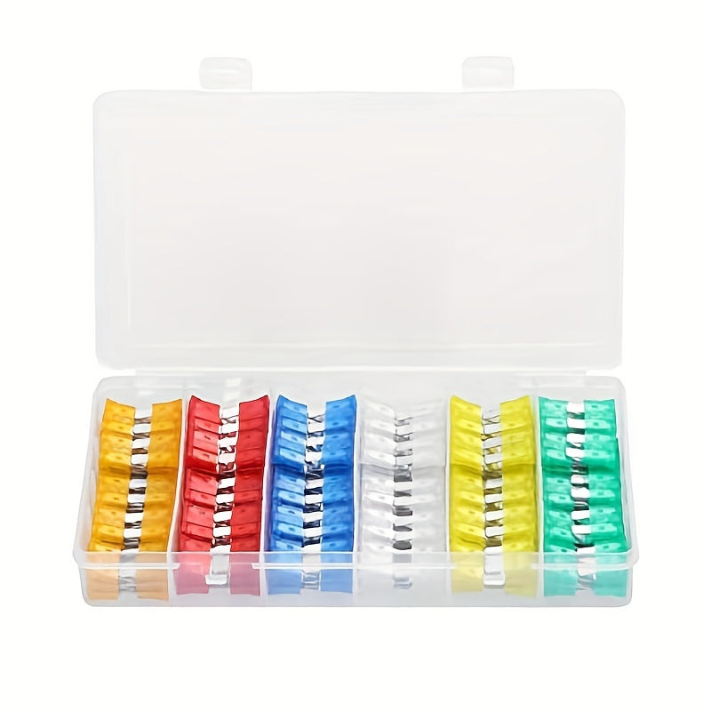 200pcs Car Fuse Assortment Kit with Storage Box 5-30A
