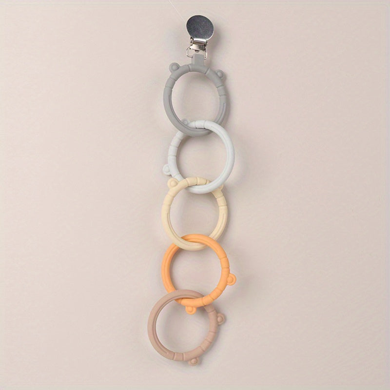 Baby Silicone Pacifier Clip Anti-lost Chain Teething Toys