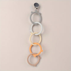 Baby Silicone Pacifier Clip Anti-lost Chain Teething Toys
