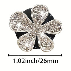 Rhinestone Petal Car Air Outlet Decoration