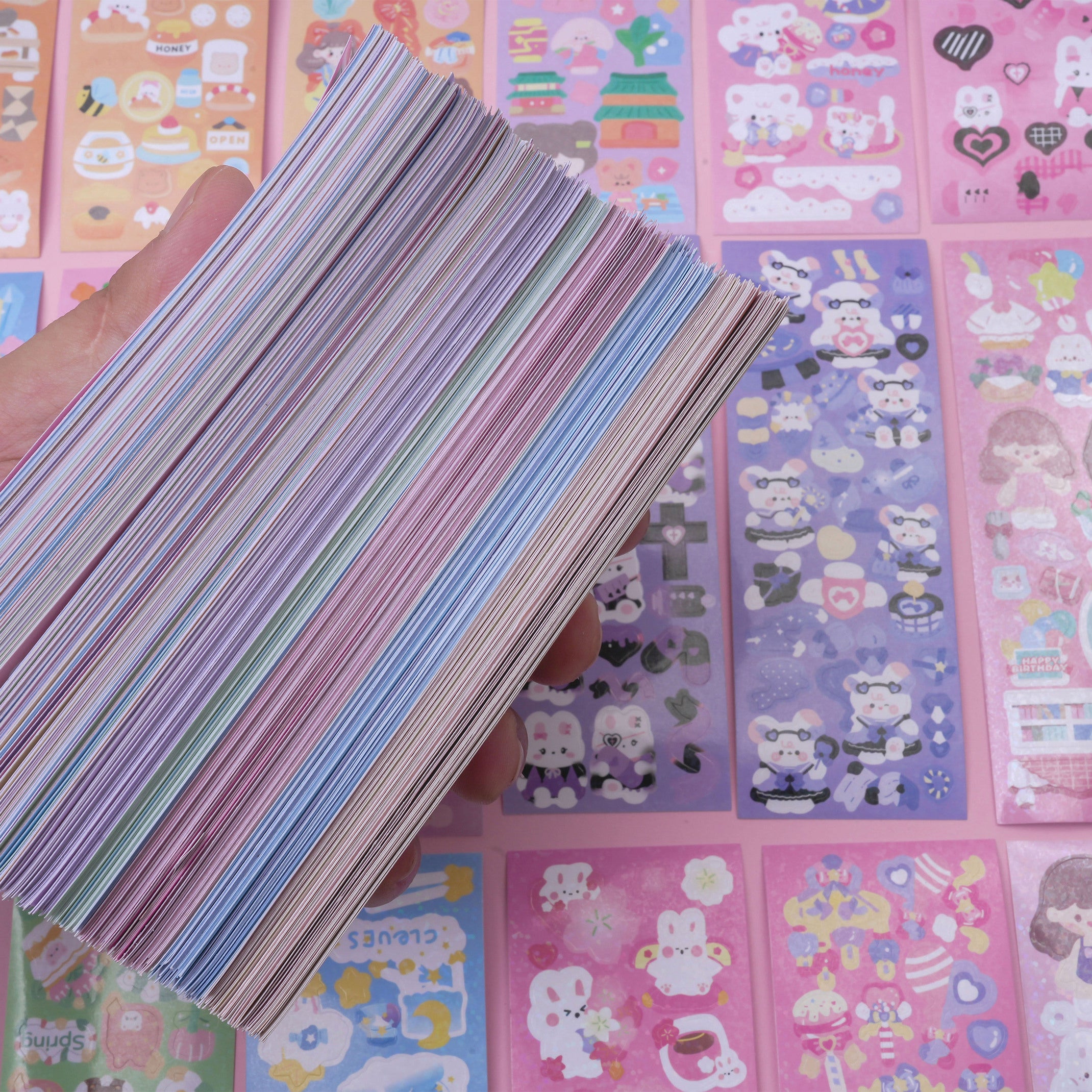 Set of 20 Cartoon Stickers For Kids & Girls - Perfect for Books, Walls, Cards