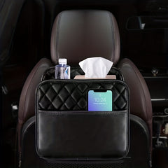 Car Storage Bag Garbage Can Cleaning Box Seat Back Organizer