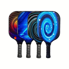 Pickleball Racket Set w/ 4 Balls, Carry Bag, Fiberglass, Indoor/Outdoor