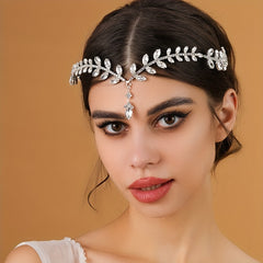 Crystal Head Piece Pendant Bridal Wedding Hair Accessories