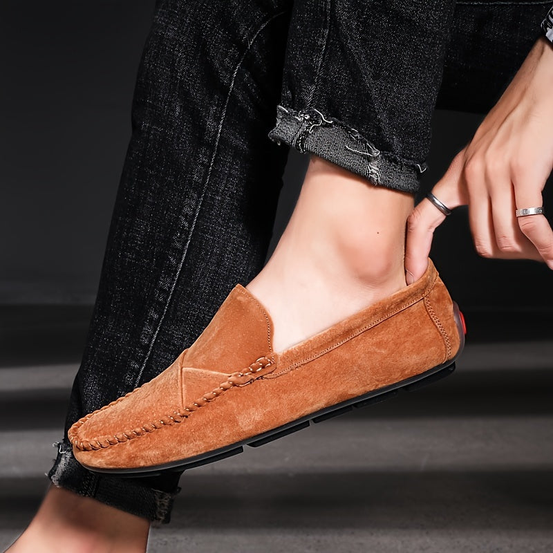 Men's Customizable Loafer Shoes Durable Slip On Moccasins