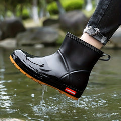Stylish Lightweight Women's Rain Boots Slip Resistant And Waterproof