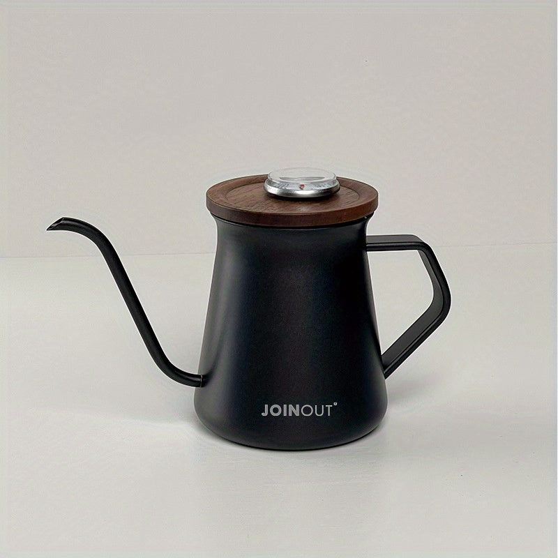304 Stainless Steel Coffee Pot with Thermometer 400ML