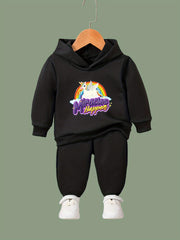 Girls Hoodies Jogger Pants Set For Sports Spring Fall Christmas Gift Boys