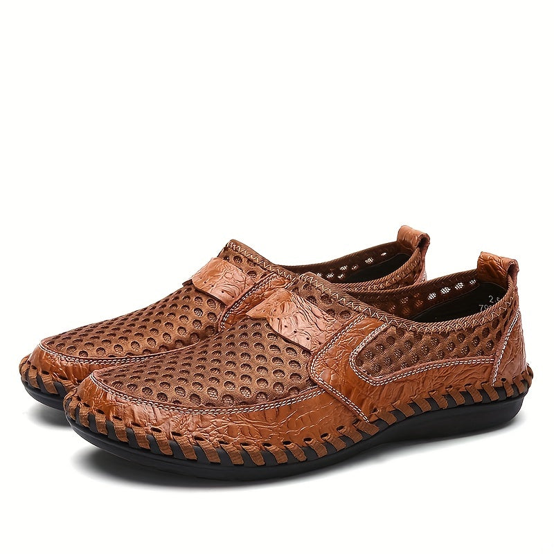 Men's Mesh Slip On Loafers - Outdoor Hiking Shoes