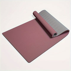 Waterproof TPE Yoga Mat Non Slip Fitness Mat Ideal for Yoga Pilates