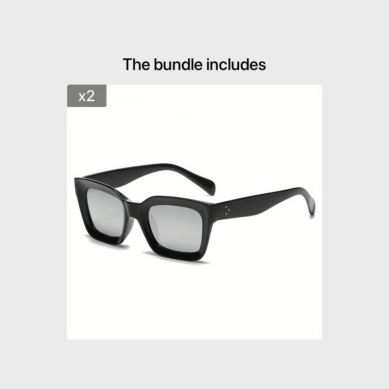 Square Sunglasses Vintage Oversized Sun Glasses Female Big Frame