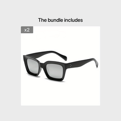 Square Sunglasses Vintage Oversized Sun Glasses Female Big Frame