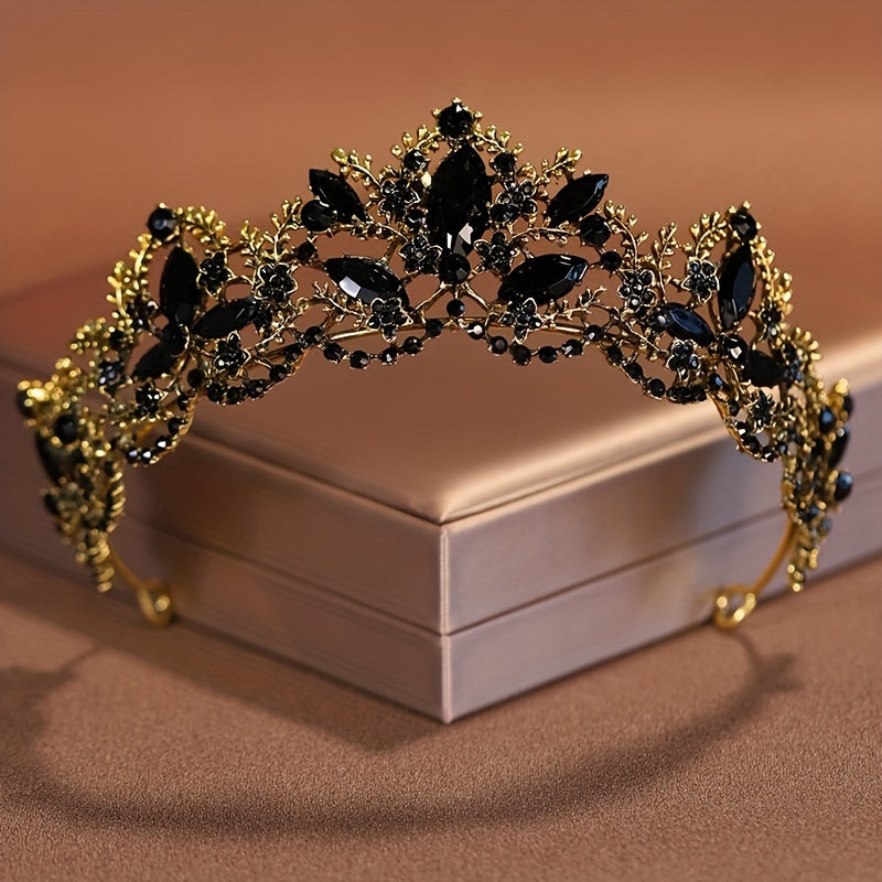 Bridal Rhinestone Silvery Headband Queen Princess Crown Head Jewelry Tiara