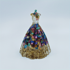 Wedding Dress Resin Crystal Gravel Drop Glue Ornaments Gift