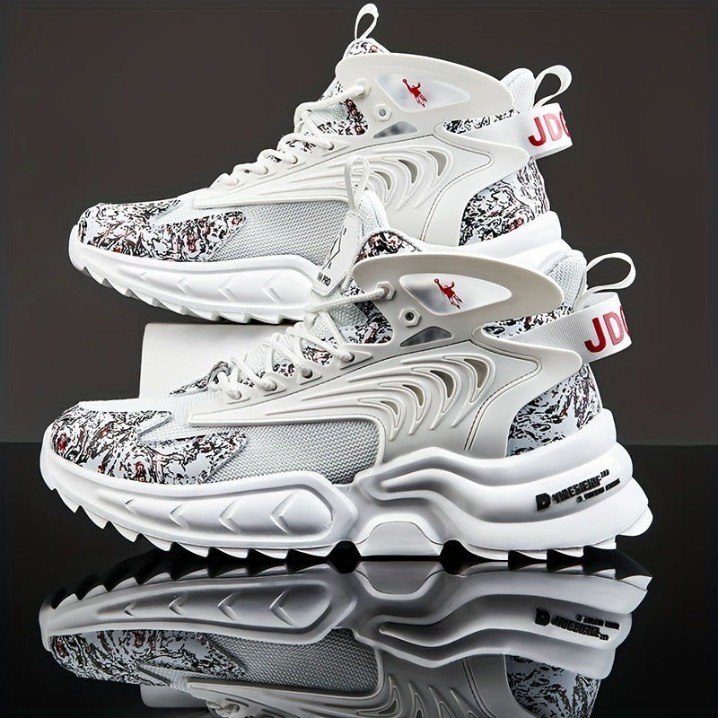Men's Casual Lace-up Sneakers Comfortable Walking Shoes