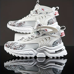 Men's Casual Lace-up Sneakers Comfortable Walking Shoes