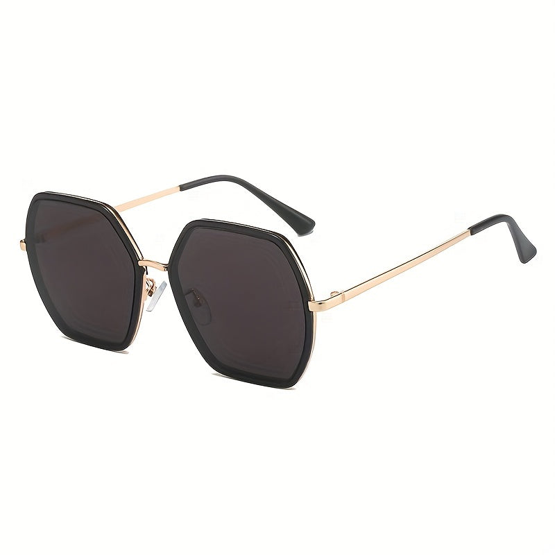 Large Metal Sunglasses Retro Anti Glare UV400