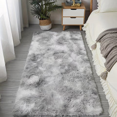 Light Grey Area Rugs Soft Fluffy Carpets for Living Room Bedroom Kids Room