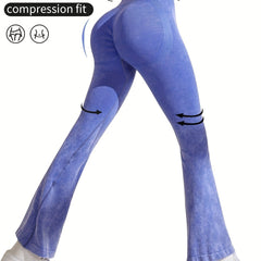 High Stretch Flare Leg Sports Pants Women's Activewear