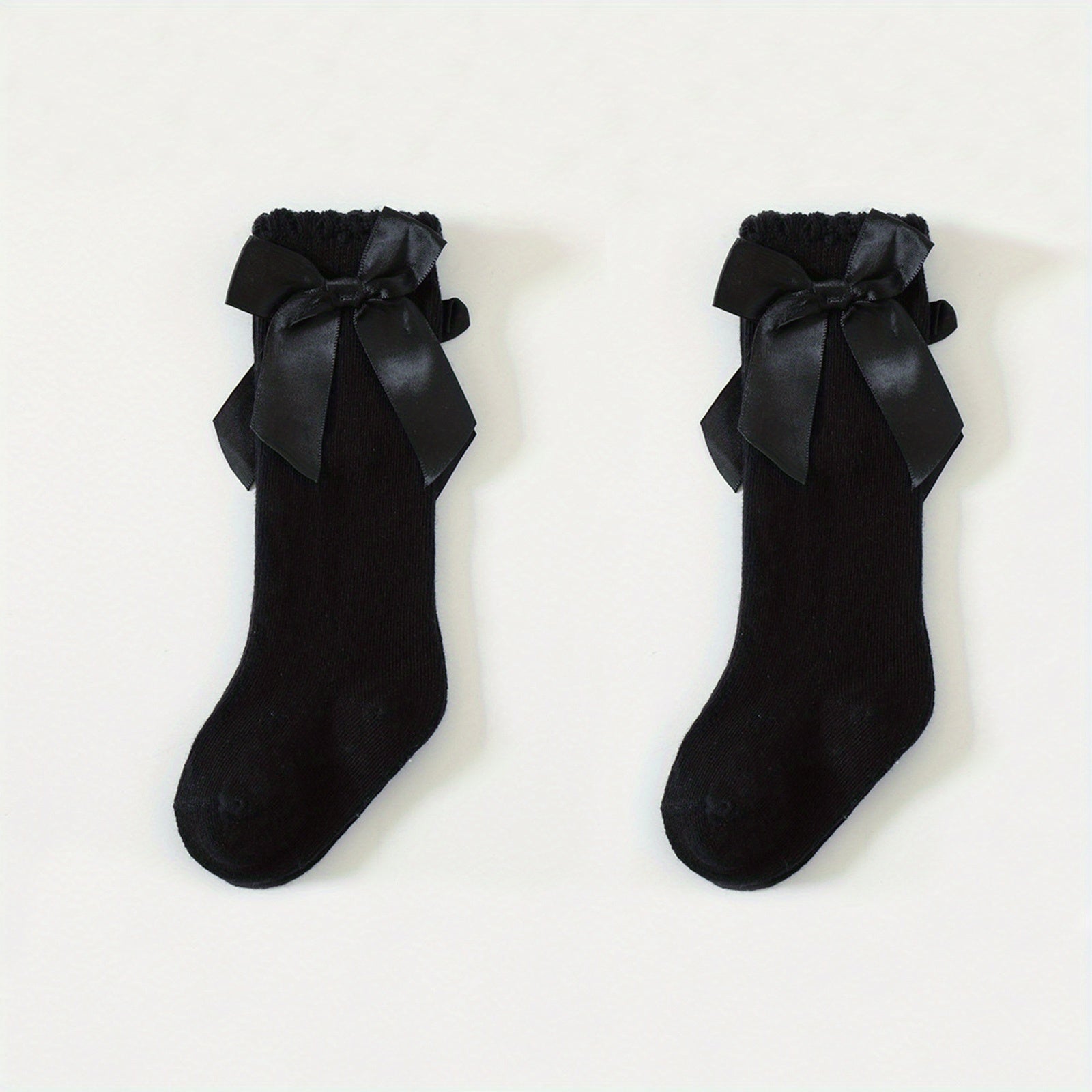 Cotton Lace Over the Knee Socks for Baby Girls