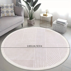 Non Slip Round Floor Carpet Mat for Home Decor