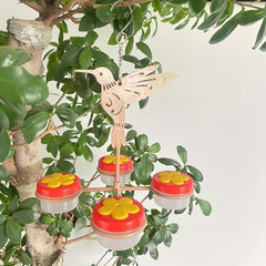 Four Cup Bird Feeder Hanging Outdoor Garden Flower Bird Feeder
